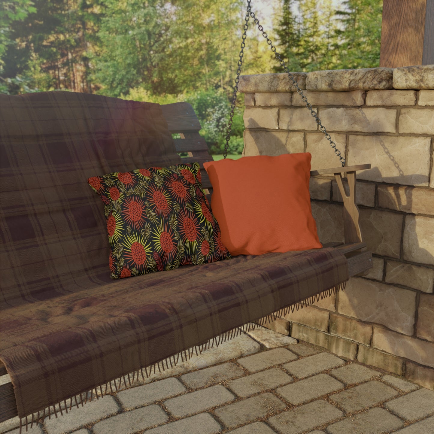 Citrus Burst, Outdoor Pillows