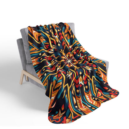 Sun Punch, Fleece Sherpa Blanket